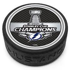 2021 Tampa Bay Lightning Stanley Cup Puck
