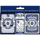 Playing Cards 2 Pk/Dice set - NHL - Maple Leafs