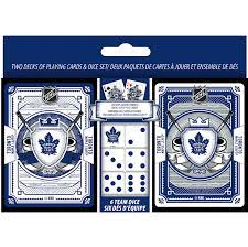 Playing Cards 2 Pk/Dice set - NHL - Maple Leafs