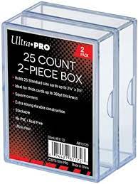 Ultra Pro - Storage Box 25 Count 2 Piece