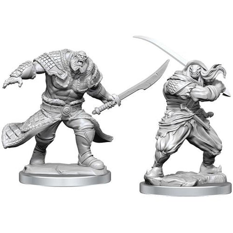 MTG Zurgo Helmsmasher and Unyielding Krumar - Unpainted
