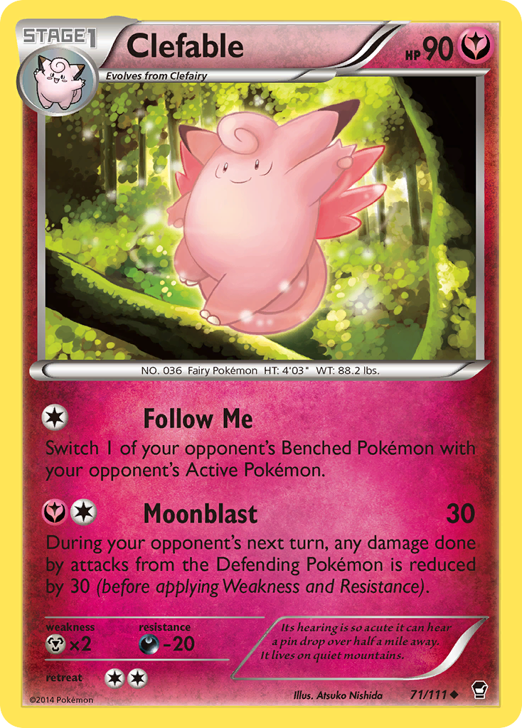 Clefable (71/111) [XY: Furious Fists]
