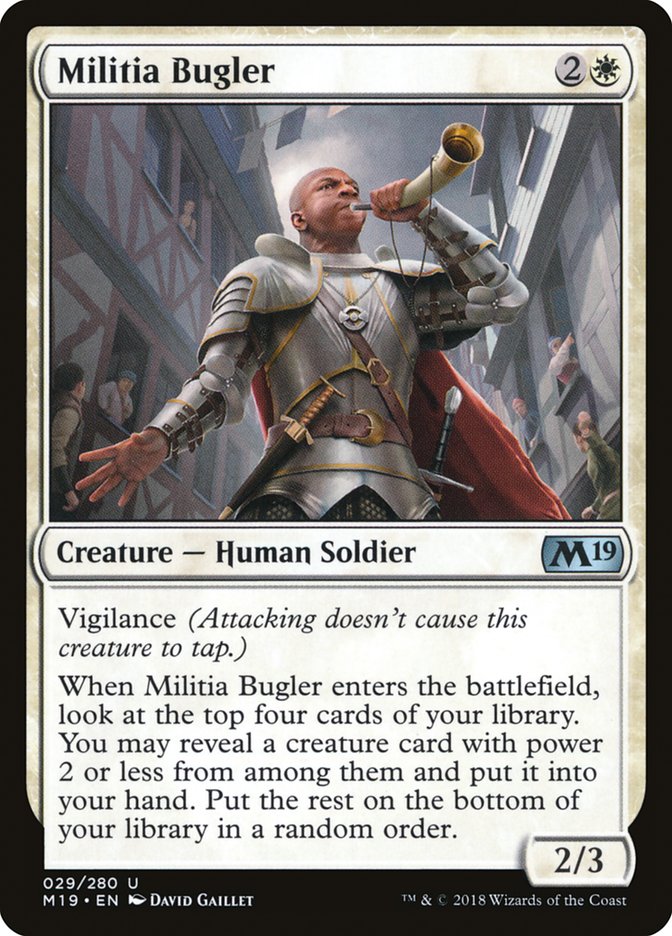 Militia Bugler [Core Set 2019]