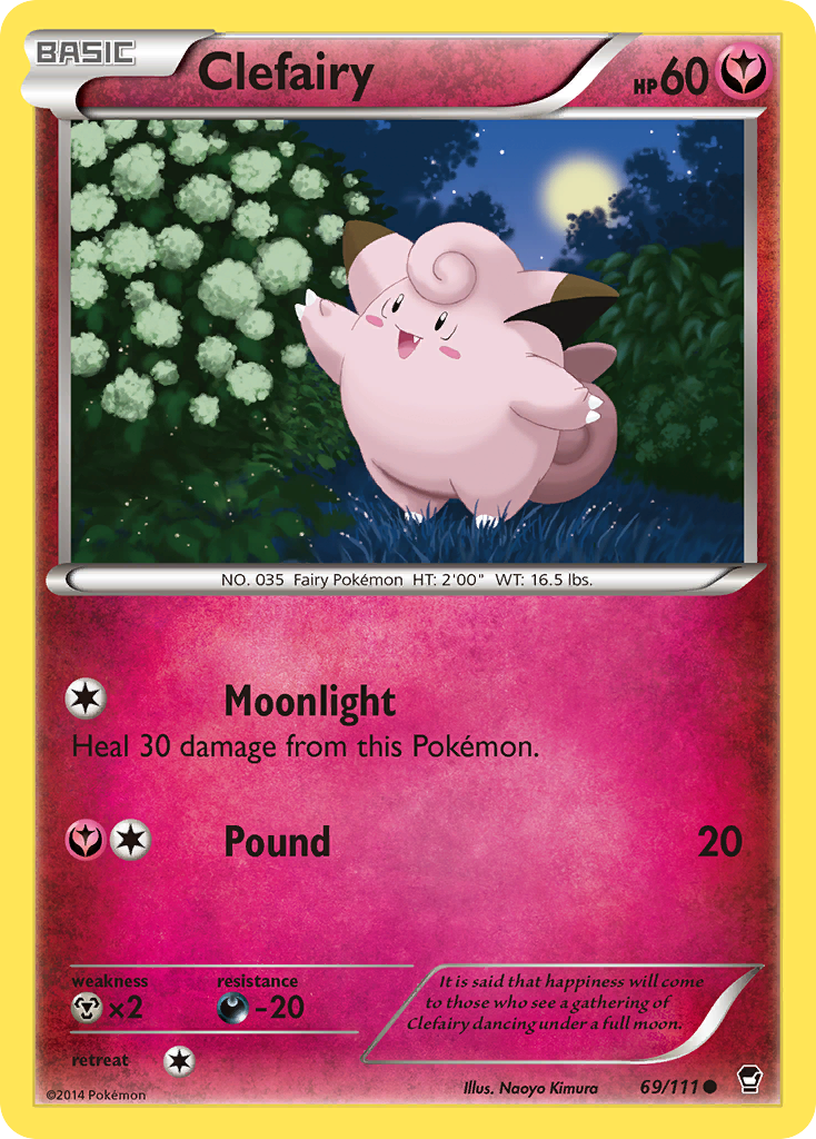 Clefairy (69/111) [XY: Furious Fists]