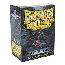 Dragon Shield Sleeves - Black Matte 100 Ct