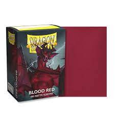 Dragon Shield Sleeves - Blood Red Matte 100 Ct