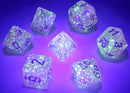 Chessex Borealis7 Pc Pink/silver