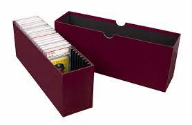 Graded Card Slotted Box Burgundy