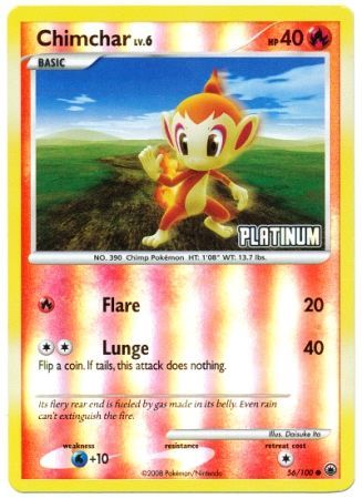 Chimchar (56/100) [Burger King Promos: 2009 Collection]