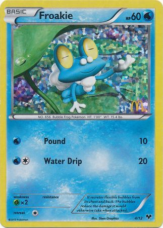 Froakie (4/12) [McDonald's Promos: 2014 Collection]