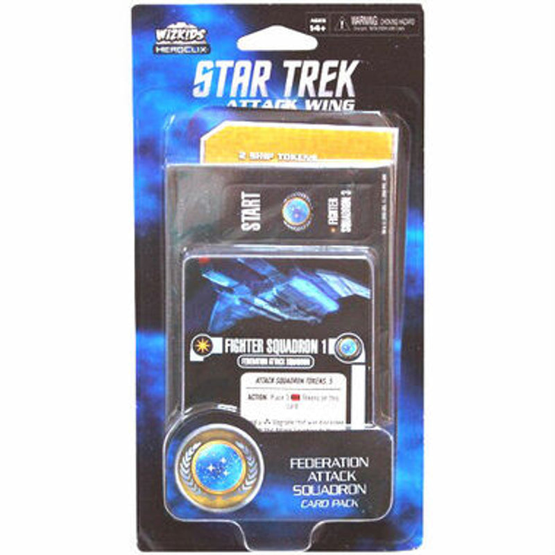 Star Trek Attack Wing Federation Attack Squadron Card Pack