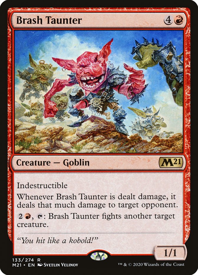 Brash Taunter [Core Set 2021]