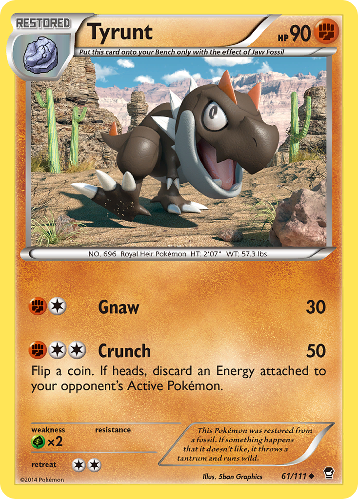 Tyrunt (61/111) [XY: Furious Fists]
