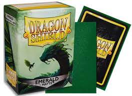 Dragon Shield Sleeves - Emerald Matte 100 Ct