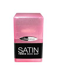 Ultra Pro Satin Tower Deck Box  - Glitter Pink