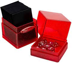 Ultra Pro Satin Tower Deck Box  - Glitter Red