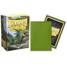 Dragon Shield Sleeves - Olive Matte 100 Ct