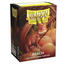 Dragon Shield - Peach Matte Dual Sleeves 100 Ct