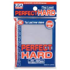 KMC Sleeves - Perfect Hard Fit (top load)  50 pcs