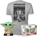 Copy of Pop & Tee - Star Wars Mandalorian Grogu with Cookies (Flocked) - Size Med