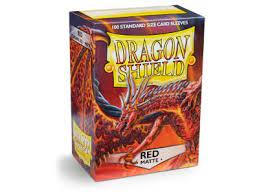 Dragon Shield Sleeves - Red Matte 100 Ct