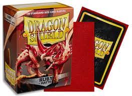 Dragon Shield Sleeves - Ruby  Matte 100 Ct