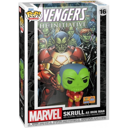 Pop Comic Cover - Skrull as Iron Man