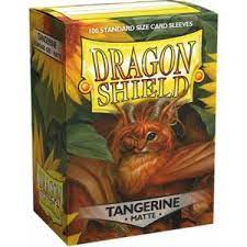 Dragon Shield Sleeves - Tangerine Matte 100 Ct