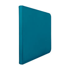 Ultra Pro 12 Pocket Zipper Binder (480) - Vivid Teal