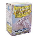 Dragon Shield Sleeves - White Matte 100 Ct