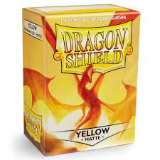 Dragon Shield Sleeves - Yellow Matte 100 Ct
